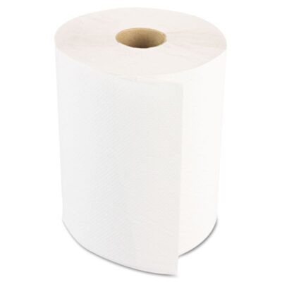 8″ x 350′ White Nonperforated Roll Towels