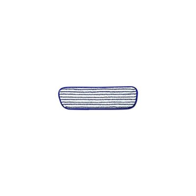 White/Blue Microfiber Finish Pad 18″